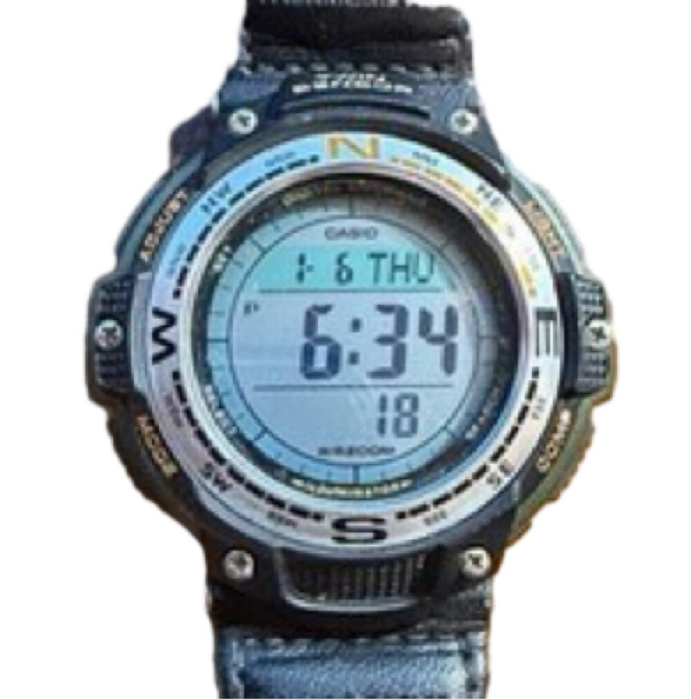 Casio SGW-100B Twin Sensor Digital Compass Thermometer 200M Sport Watch